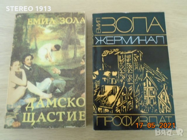 Романи  на Емил Зола -двата за 6лв, снимка 1 - Художествена литература - 32956381