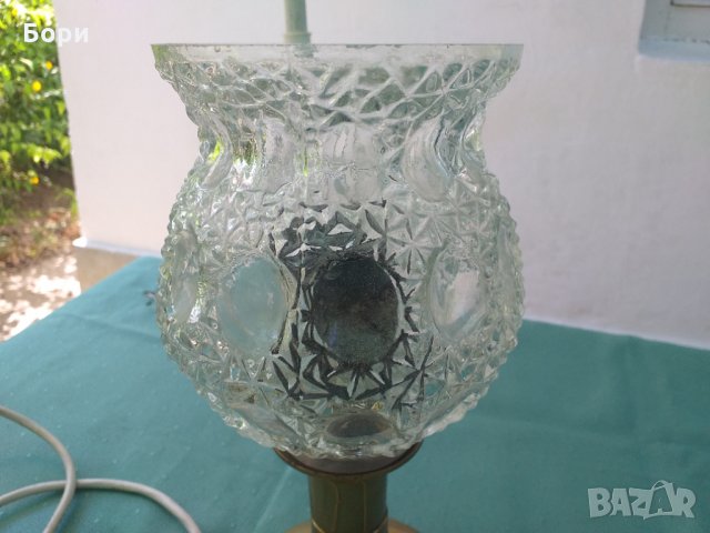 Стара нощна лампа 1977г, снимка 2 - Настолни лампи - 33433069
