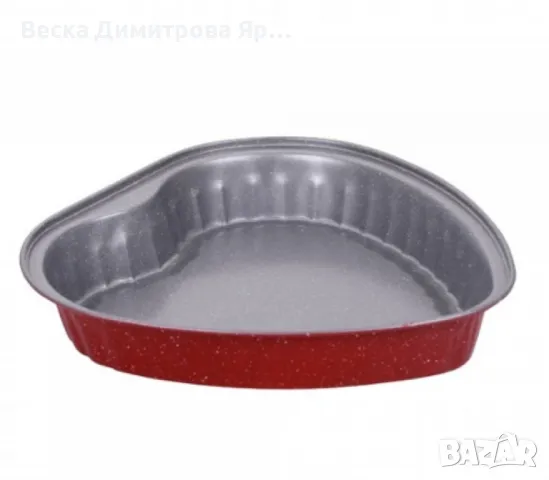 Форма за кекс Сърце, Мраморно незалепващо покритие