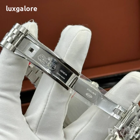 Унисекс часовник Rolex Datejust с автоматичен механизъм, снимка 6 - Мъжки - 51139404