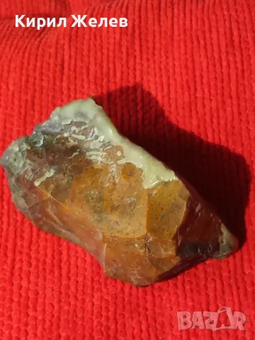 ХАЛЦЕДОН - САМОРОДЕН КЪС ПОЛУСКЪПОЦЕНЕН КАМЪК МИНЕРАЛ за КОЛЕКЦИЯ 24213, снимка 8 - Колекции - 35681351