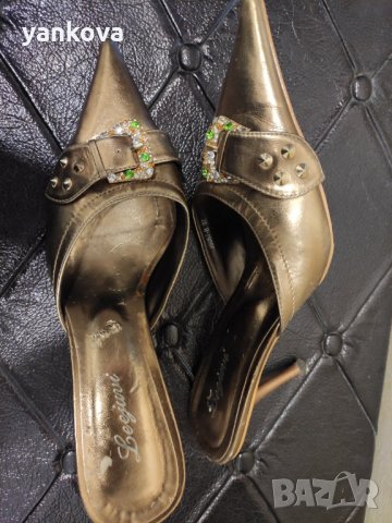 Чехли Златни, снимка 2 - Сандали - 32964698