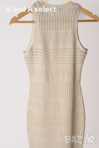 Бежава/тъмно зелена плажна рокля - SALE, снимка 2 - Рокли - 51170175