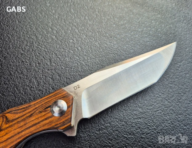 Сгъваем нож SHIROGOROV,стомана D2 с дървена дръжка,SH201, снимка 6 - Ножове - 51051667