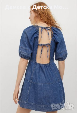 Дънкова рокля , снимка 3 - Рокли - 33536455