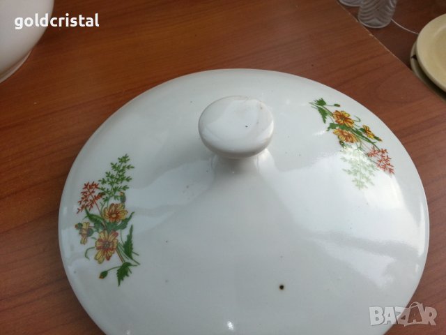 Български порцелан супник, снимка 4 - Антикварни и старинни предмети - 36991405