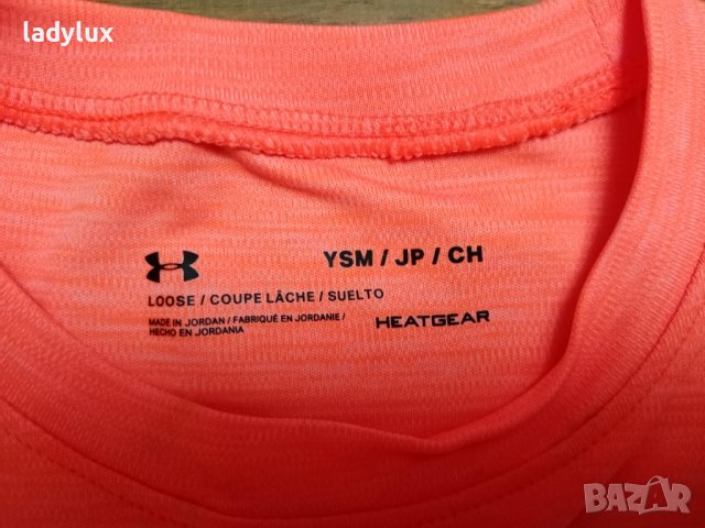 Under Armour, Оригинална, Размер XS. Код 2163, снимка 4 - Тениски - 43913220
