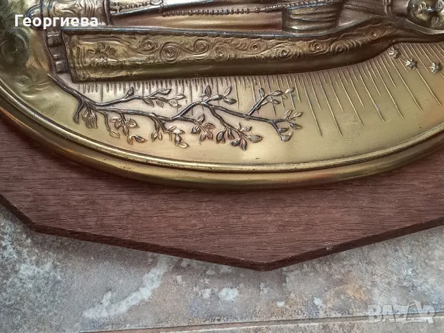 Дървено пано с Богородица , снимка 8 - Статуетки - 49410113