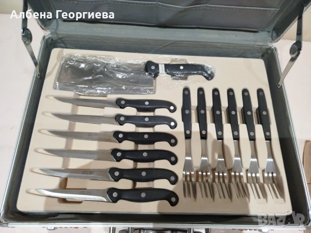 Нов комплект прибори SR KOCHMESER🍴- 24  части  , снимка 13 - Прибори за хранене, готвене и сервиране - 53021941