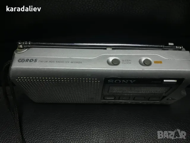 Радио(транзистор)Sony ICF-M33RDS, снимка 7 - Радиокасетофони, транзистори - 48985801