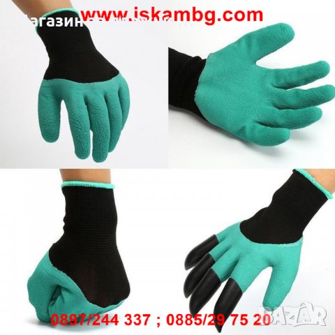 Градински ръкавици с нокти за копаене Garden Genie Gloves, снимка 6 - Градински инструменти - 26931062