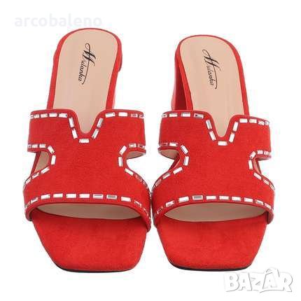 Дамски сандали на ток, 6цвята , снимка 4 - Сандали - 40001662