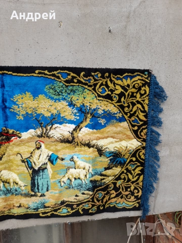 Старинен ковьор,покривка за стена #292, снимка 5 - Антикварни и старинни предмети - 52949455