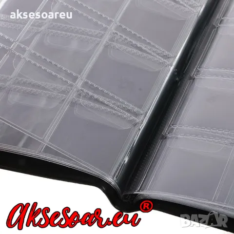 Кожен джобен класьор албум с капачета за 120 монетни пари книга колекция за събиране и подарък, снимка 11 - Нумизматика и бонистика - 49271676