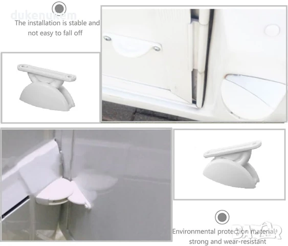 НОВИ! Пластмасови стопери за врата за каравани, кемпери, 2бр, снимка 3 - Аксесоари и консумативи - 50973352