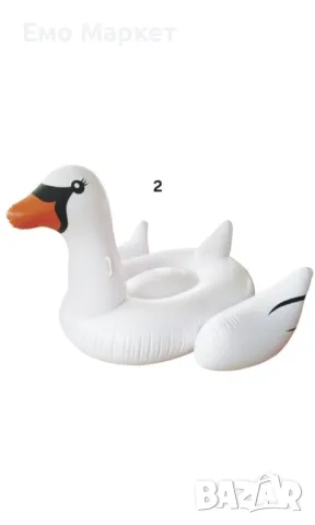 Плувайте с комфорт и стил с нашите надуваеми шезлонги-Фламинго, Еднорог или Лебед, снимка 3 - Водни спортове - 49407106
