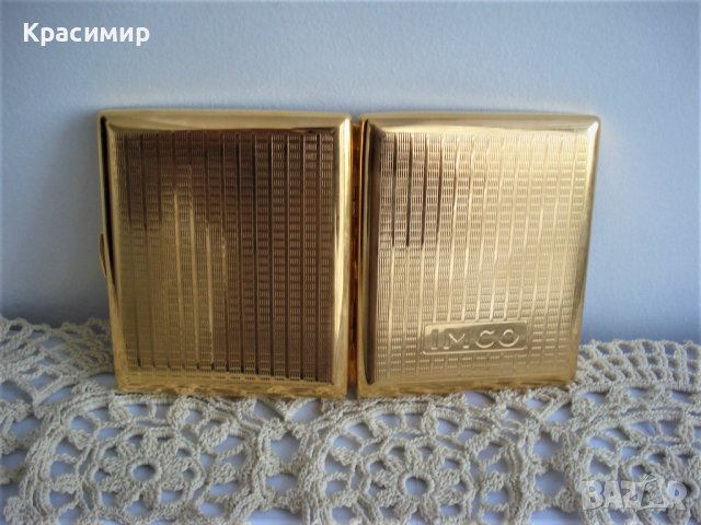 МЕСИНГОВА ТАБАКЕРА IMCO, снимка 3 - Колекции - 43780698