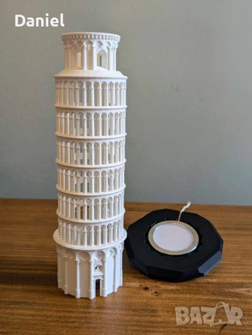 Многоцветна Лампа Пиза, снимка 2 - Настолни лампи - 51385291