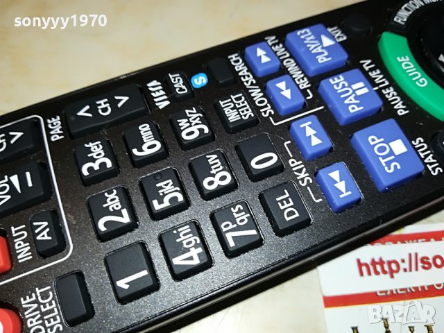 SOLD-PANASONIC BLU-RAY DISC RECORDER REMOTE-FRANCE 2707221351, снимка 7 - Дистанционни - 37514076