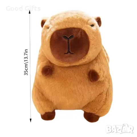 Термо плюшена играчка Капибара против колики, менструални болки и мускулни болки, снимка 6 - Плюшени играчки - 49147677