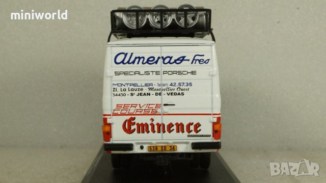 Mercedes-Benz 508D Team Almeras Eminence 1980 - мащаб 1:43 на Hachette моделът е нов в блистер, снимка 4 - Колекции - 43214076