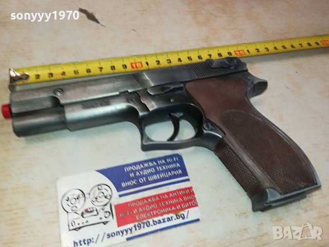 SOLD OUT-GONHER MADE IN SPAIN-ПИСТОЛЕТ-МЕТАЛЕН КАПСЕН 20Х13СМ 0312231706, снимка 5 - Антикварни и старинни предмети - 43255186