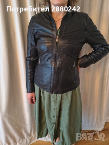 Яке, естествена кожа, снимка 2 - Якета - 52947399