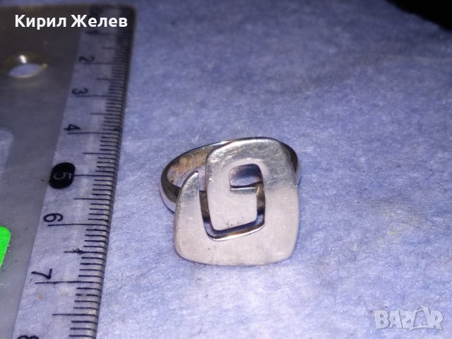 ДИЗАЙНЕРСКИ ФЕШЪН АРТ СРЕБЪРЕН ПРЪСТЕН СРЕБРО 925 ПРОБА 36593, снимка 13 - Пръстени - 39979808