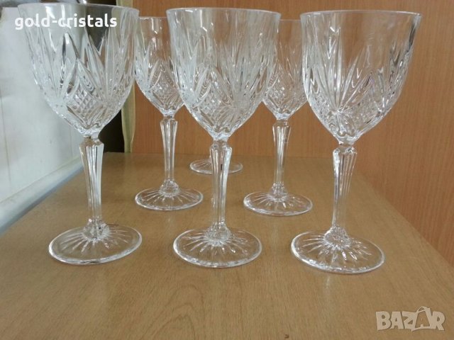  кристални чаши , снимка 2 - Антикварни и старинни предмети - 26225611