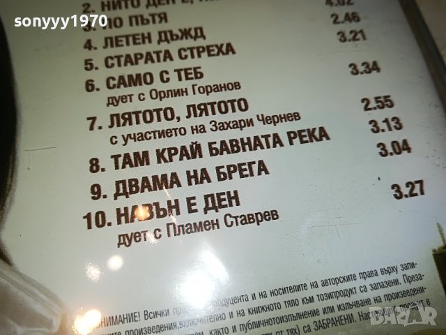 ТОНИ ДИМИТРОВА-НОВ ДИСК 0209221648, снимка 17 - CD дискове - 37880294