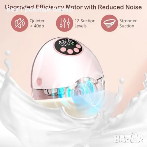 Нова Електрическа кърма помпа с UV стерилизация и загряване, 12 нива, снимка 4 - Помпи за кърма - 49511547