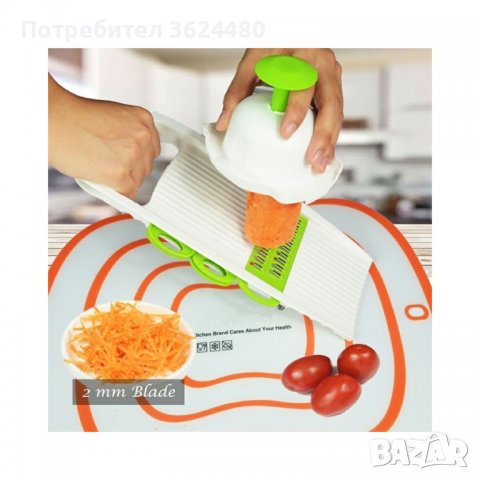 Ренде с 5 вида взаимозаменяеми остриета от неръждаема стомана , снимка 4 - Аксесоари за кухня - 39953550