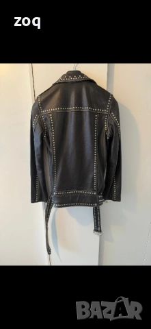 Дамско кожено яке, снимка 5 - Якета - 51757689
