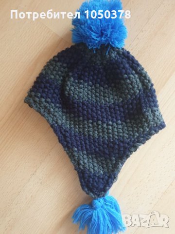 Плетена топла зимна шапка за момче, снимка 2 - Бебешки шапки - 26743812