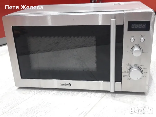 Микровълнова печка с грил HANSEATIC-1270w, снимка 2 - Микровълнови - 50296682