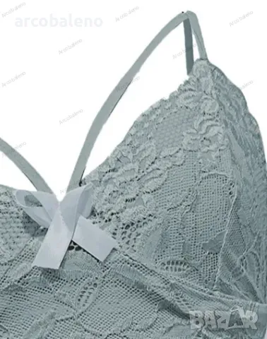 Европейски и американски дамски секси комплект бельо с дантела, 8цвята, снимка 6 - Бельо - 40940191