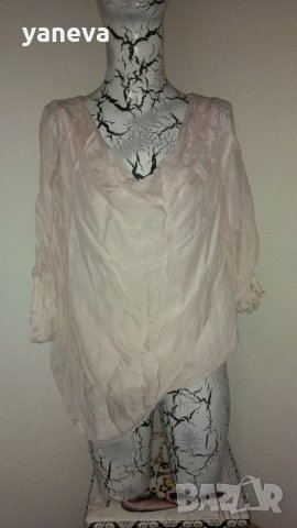 🌸🌷🍃🍀 JDC розова блузка с пайети✨, снимка 1 - Блузи с дълъг ръкав и пуловери - 27047212