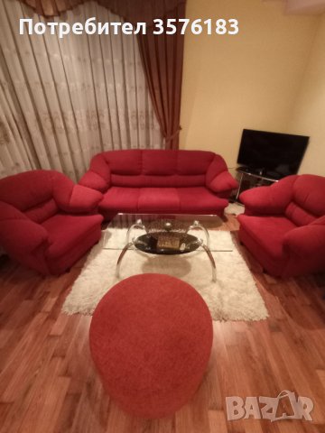 продавам холова гарнитура топ състояние плюс маса към нея, снимка 5 - Дивани и мека мебел - 43891641