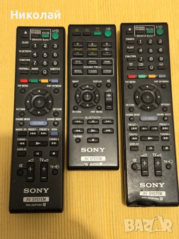 SONY -АУДИО/ВИДЕО/ДВД ДИСТАНЦИОННИ, снимка 5 - Ресийвъри, усилватели, смесителни пултове - 28070365