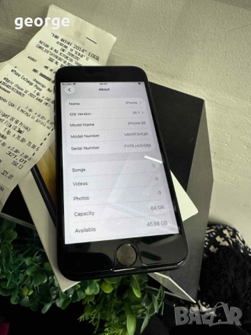 Телефон Iphone SE 2022 64GB, снимка 3 - Apple iPhone - 52928475