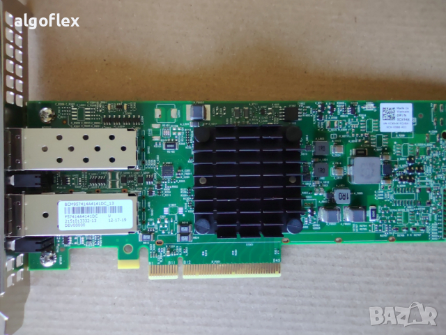 LAN Адаптер Dell CX94X BCM57414 25Gb/10Gb SFP28 / SFP+ Ethernet DP PCIe 3.0 x8, снимка 1 - Мрежови адаптери - 36554113