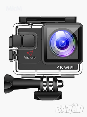 Victure Action Cam AC700 4K 20MP WiFi подводна камера 40м Ultra HD спортна камера 2,0-инчов LC