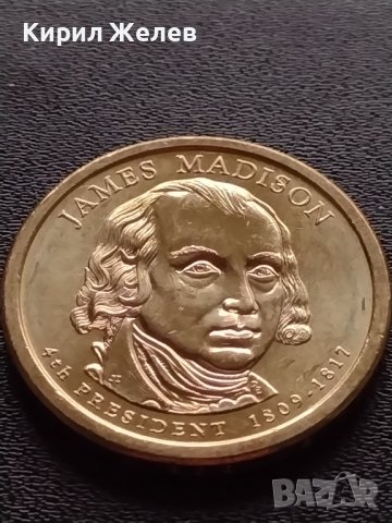 Възпоменателна монета 1 долар JAMES MADISON 4 президент на САЩ (1809-1817) за КОЛЕКЦИЯ 37754, снимка 1 - Нумизматика и бонистика - 40765102