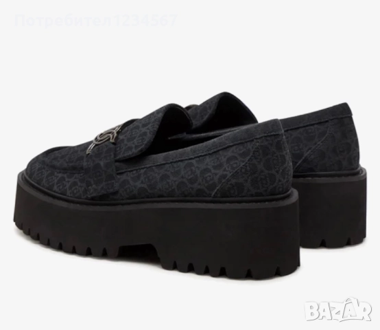 Liu Jo лоуфъри от естествен велур, с дебела подметка, 35 н,намалени от 379, снимка 4 - Дамски ежедневни обувки - 52585063