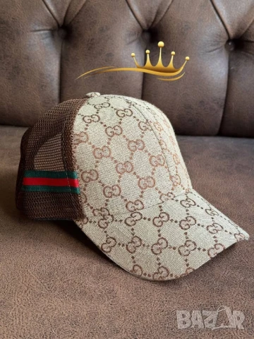 шапки с козирка louis vuitton gucci , снимка 2 - Шапки - 51293966