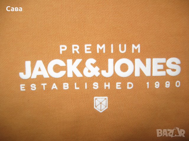 Ватирана блуза JACK&JONES  мъжка,Л-ХЛ, снимка 3 - Блузи - 43467704