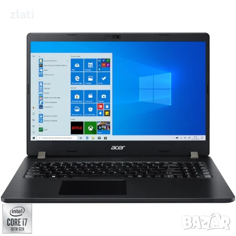 Мощен лаптоп Acer Travelmate P215-52  15.6" i7-10510U/RAM 8GB DDR4/SSD256GB NVMe