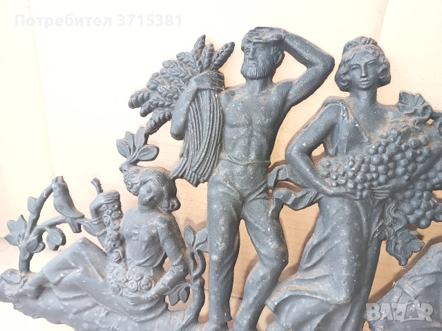 Чугунено пано за камина, снимка 6 - Пана - 52910464