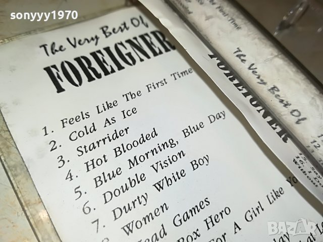 🚘FOREIGNER-КАСЕТА 0710221921, снимка 14 - Аудио касети - 38256464