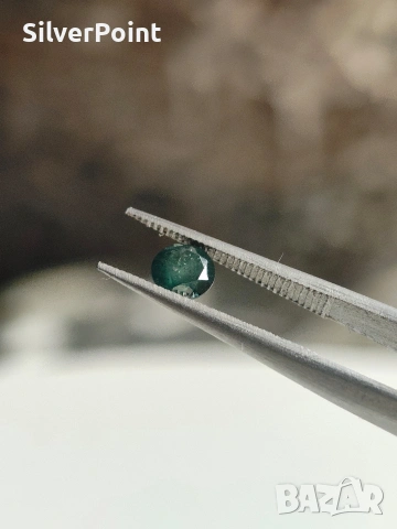 Диамант синьо зелен натурален, снимка 5 - Други - 53333312